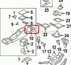 Subaru Bardaklık Arka BEJ 2003-2007