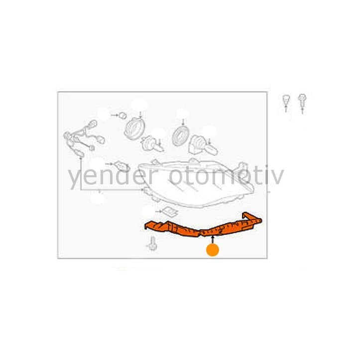 Impreza Far Alt Tampon Braketi SAĞ 2008-2012